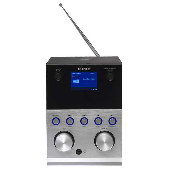 Mda-260 Dab+/fm Microsystem Black With Cd/mp3 Player And Bluetooth