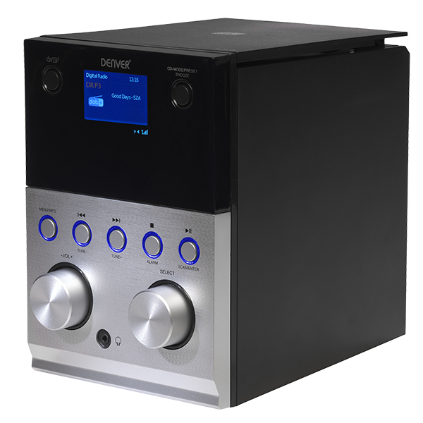 Mda-260 Dab+/fm Microsystem Black With Cd/mp3 Player And Bluetooth
