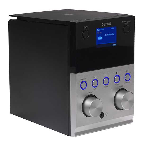 Mda-260 Dab+/fm Microsystem Black With Cd/mp3 Player And Bluetooth