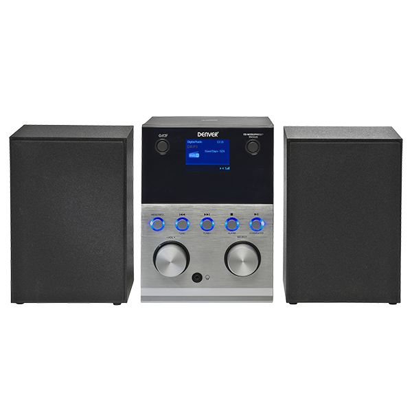 Mda-260 Dab+/fm Microsystem Black With Cd/mp3 Player And Bluetooth