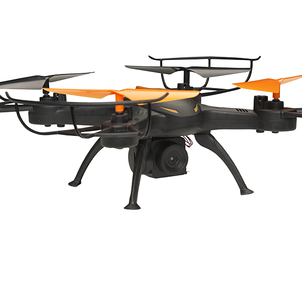 Rc Drone Dcw-380 Black With Wi-Fi
