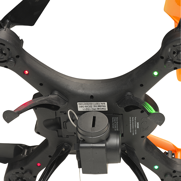 Rc Drone Dcw-380 Black With Wi-Fi