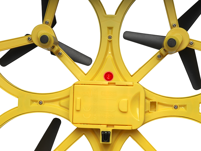 Rc Drone Dro-170 Yellow With Special Hand Mounted Controller