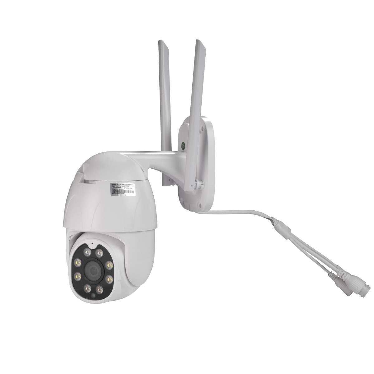 Wi-Fi/ip Camera Ioc-221 Outdoor With 2mpixel Cmos Sensor Tuya Compatible White
