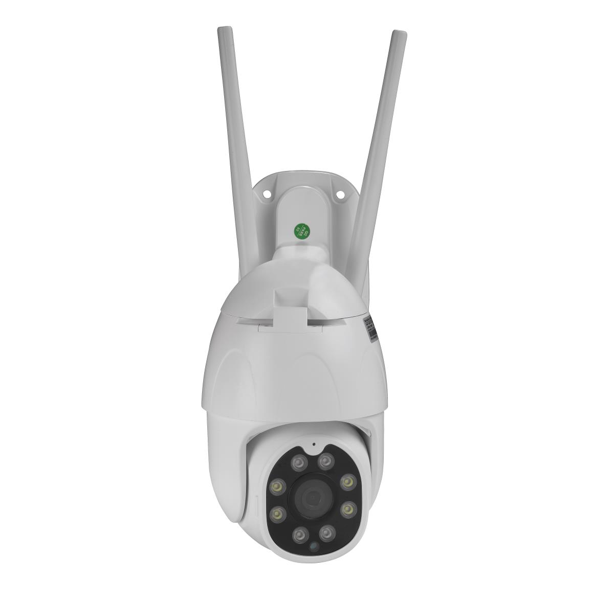 Wi-Fi/ip Camera Ioc-221 Outdoor With 2mpixel Cmos Sensor Tuya Compatible White
