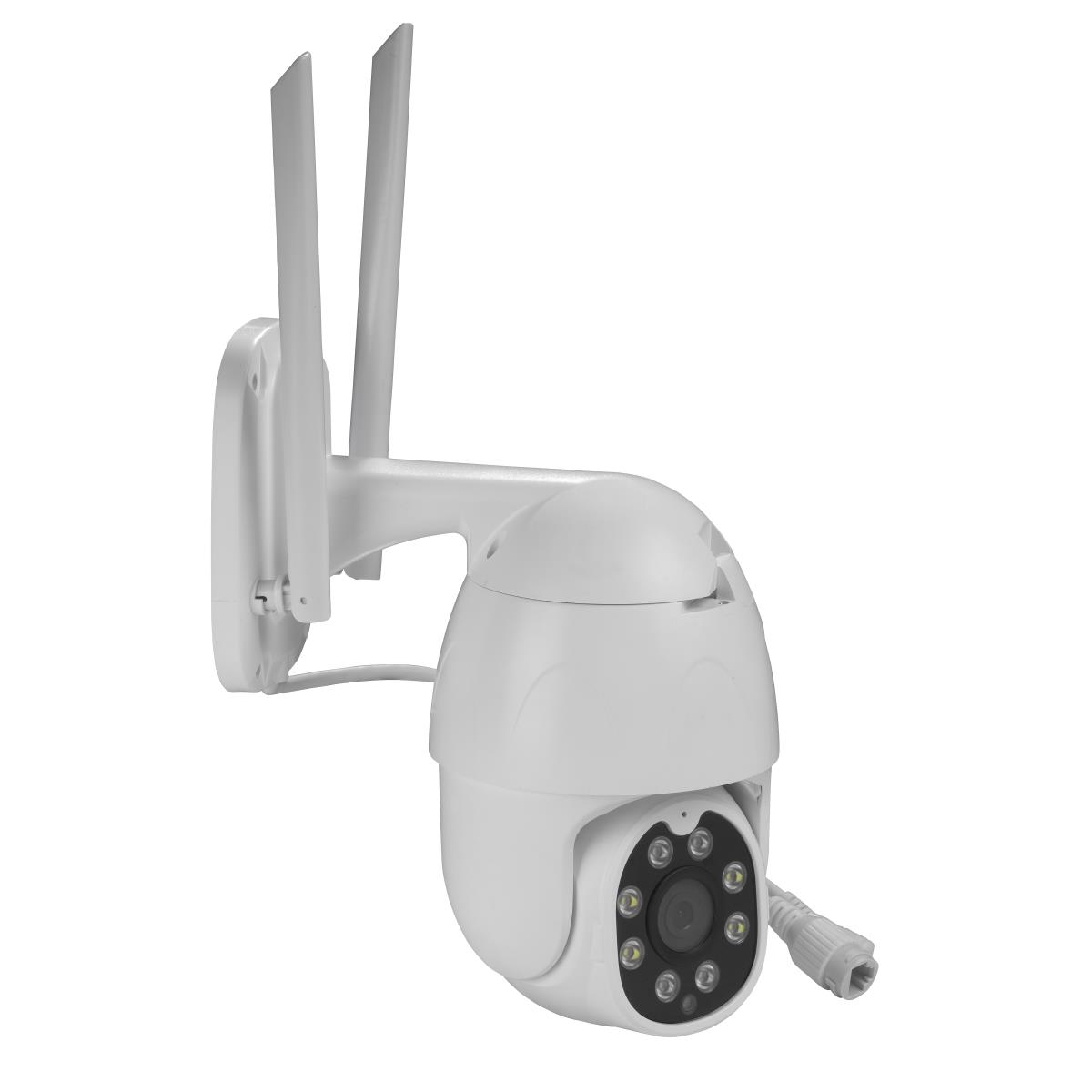 Wi-Fi/ip Camera Ioc-221 Outdoor With 2mpixel Cmos Sensor Tuya Compatible White