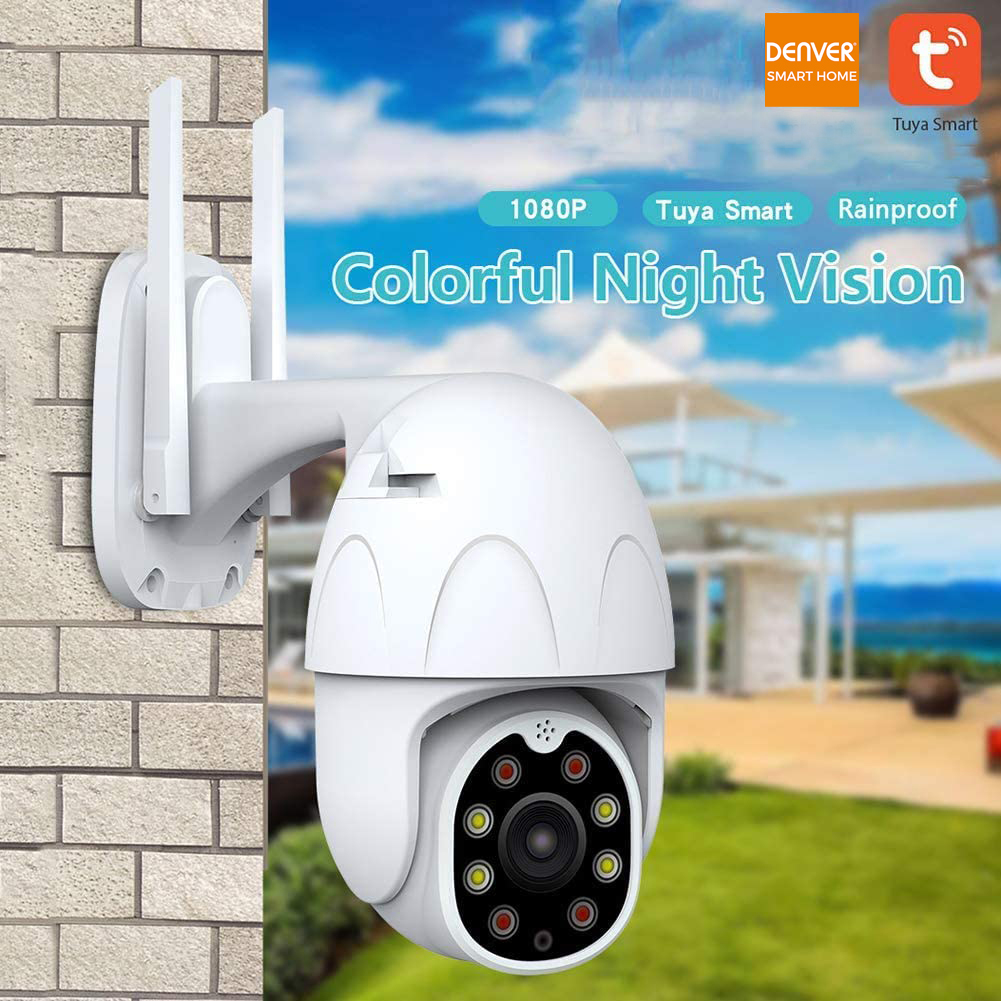 Wi-Fi/ip Camera Ioc-221 Outdoor With 2mpixel Cmos Sensor Tuya Compatible White