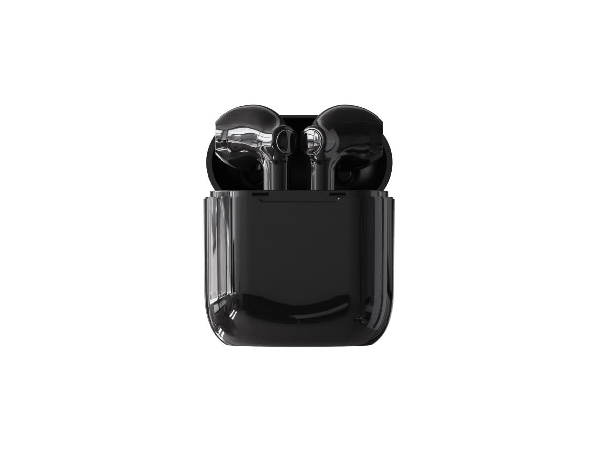 Earbuds - Twe-39 - Wireless Bluetooth - Black With Charging Case And Handsfree Function
