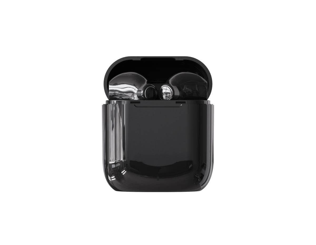 Earbuds - Twe-39 - Wireless Bluetooth - Black With Charging Case And Handsfree Function