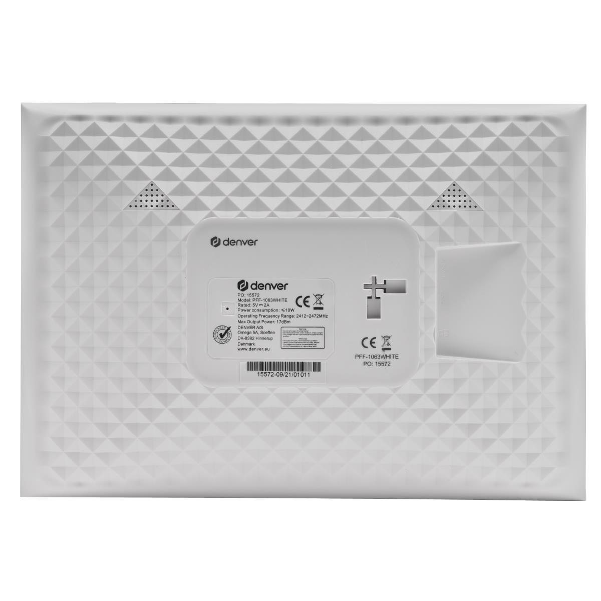 Digital Photo Frame Frameo Pff-1063  IPS White