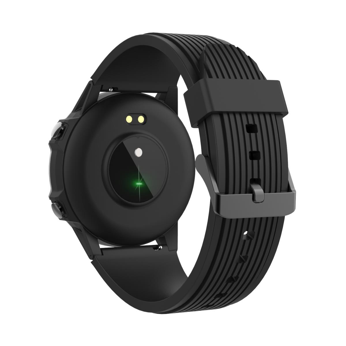 Smartwatch Sw-351 Bluetooth With Heart Rate And Body Temperature Sensor Black