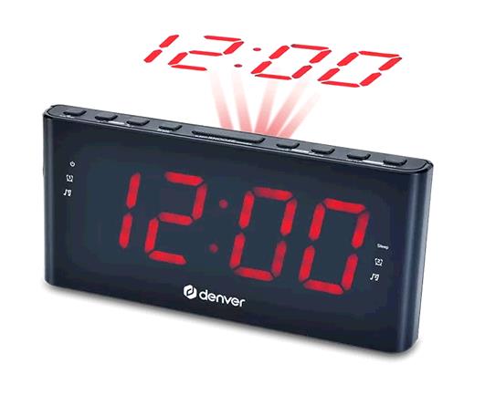 Cpr-710 Fm Clock Radio With Projection And Dual Alarm Function