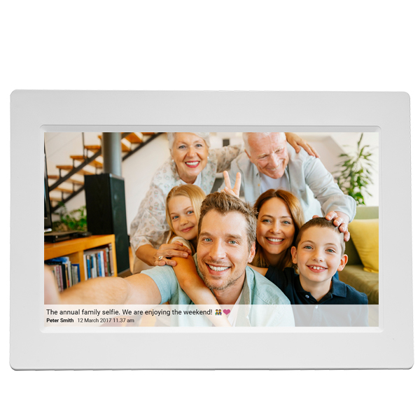 Digital Photo Frame Frameo Pff-1015 10.1in Black