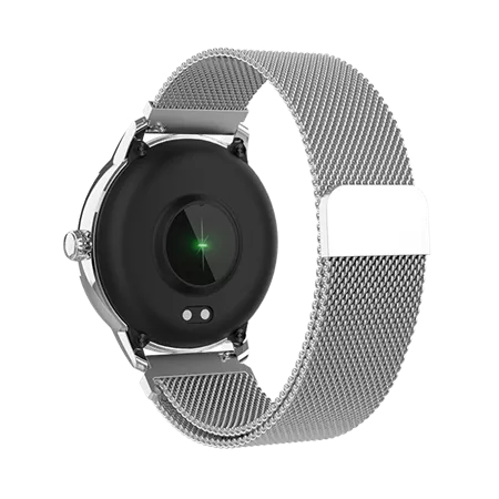 Smartwatch Sw-360s Bluetooth With Heart Rate And Body Temperature Sensor Silver