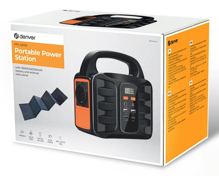 Pps-42000 - Powerbank Solar Powerstation USB Output