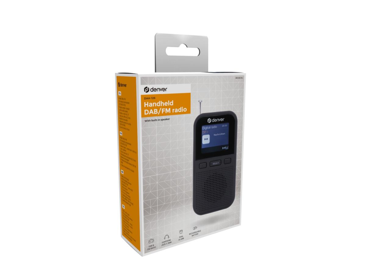 Dab-126 - Compact Dab+/fm Handheld
