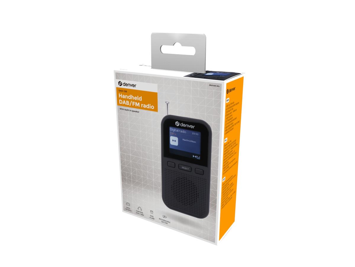 Dab-126 - Compact Dab+/fm Handheld