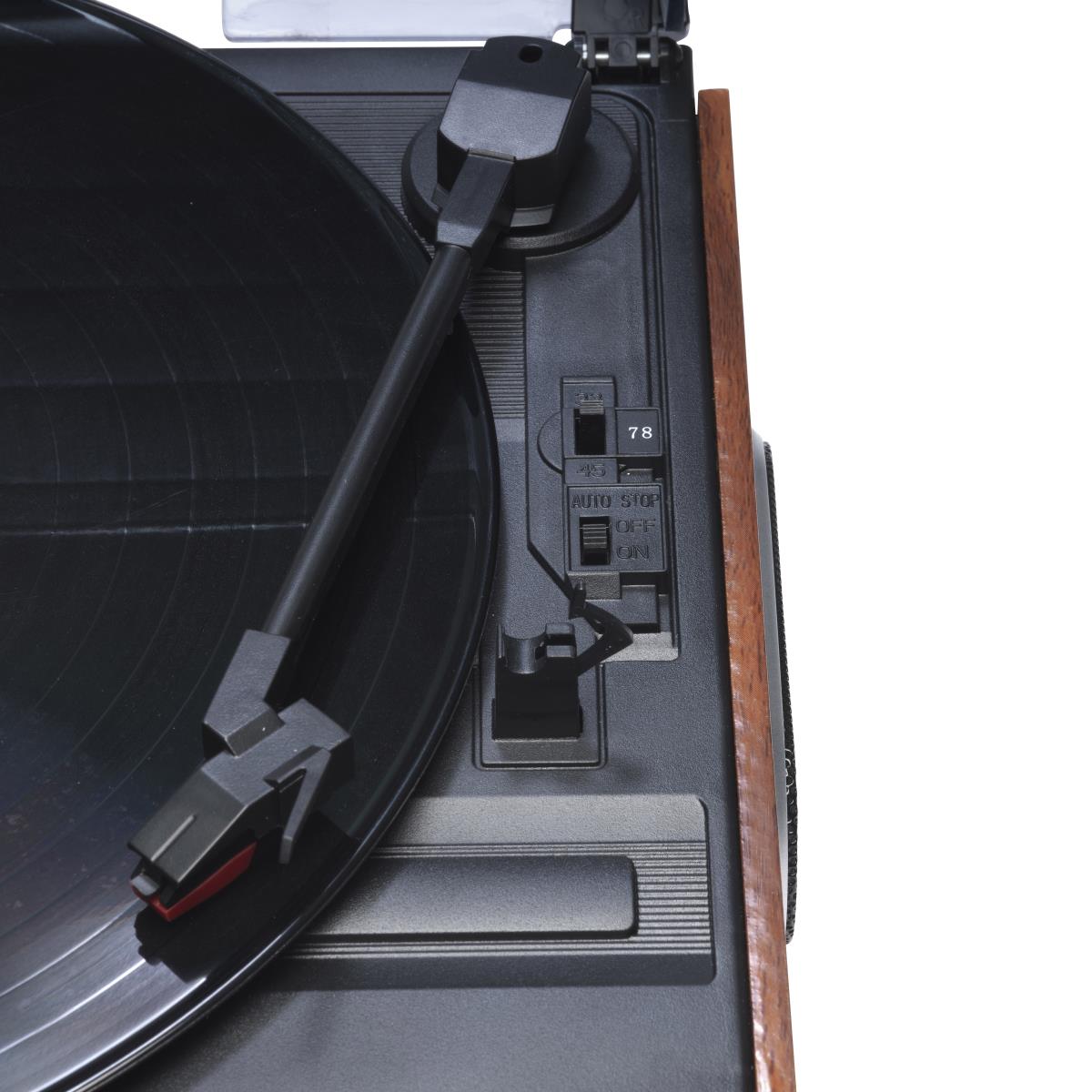 Turntable Wood Finish