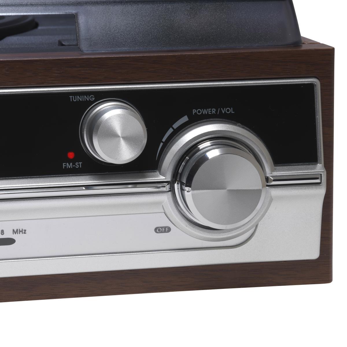 Turntable Wood Finish