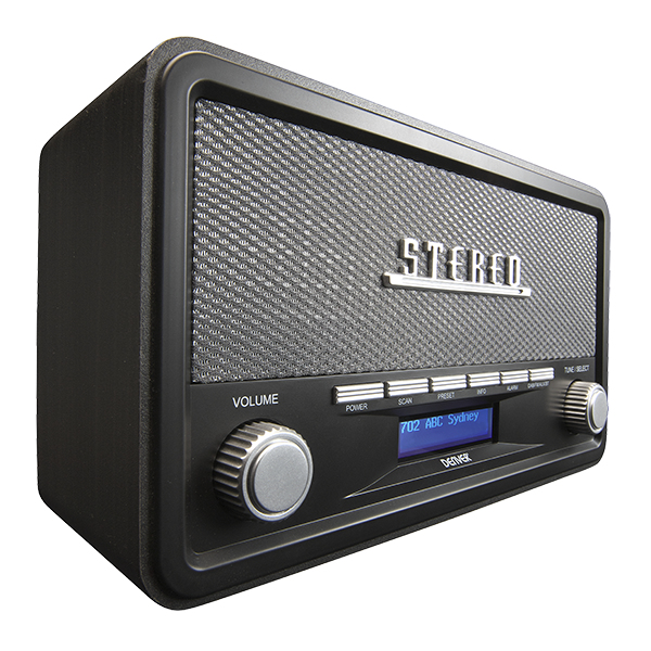 Dab Radio Dab+ Fm Alarm Bt Darkwood