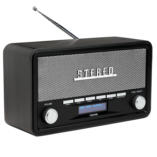 Dab Radio Dab+ Fm Alarm Bt Darkwood