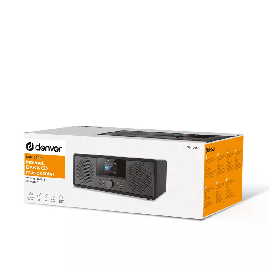 Internet Radio Fm Dab Cd Bt Black