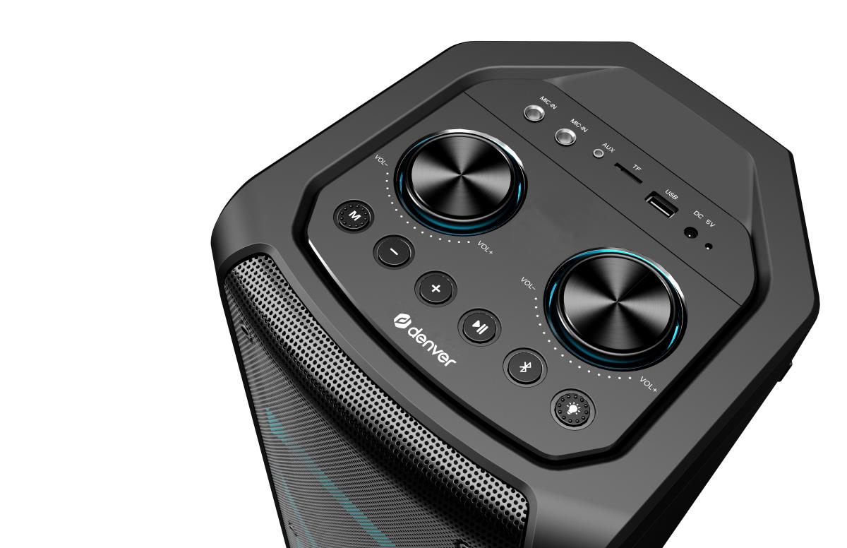 Party Speaker - Bps-352 - USB - Bluetooth - Black