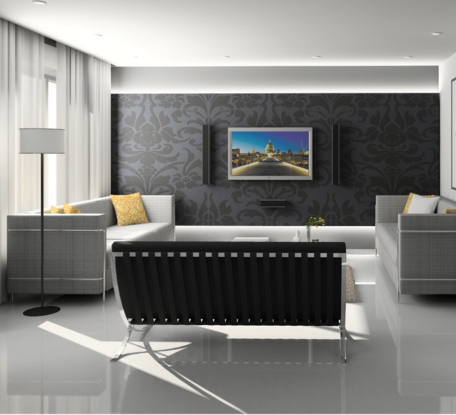 Flat Screen Wall Mount Screens Up To 52&rdquo Max Weight 50kg Black Includes Security Locking Bar