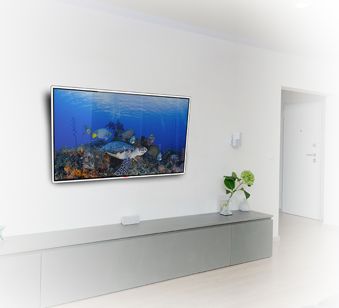Flat Screen Wall Mount With Tilt For Screens Up To 63&rdquo; Max Weight 70kg - Black I
