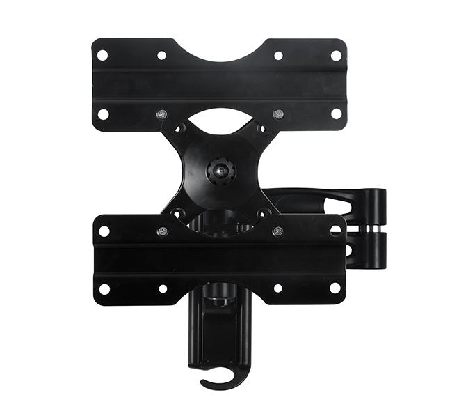 Double Arm Flat Screen Wall Mount With Tilt And Swivel Screens Up To 42" Max Weight 25kg - Blac