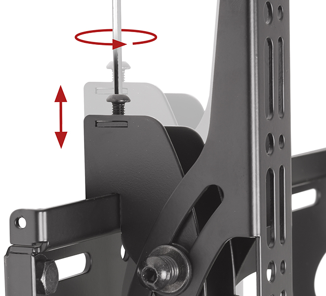 Back To Back Flat Screen Ceiling Mount With Tilt Designed For Screens Up To 50&rdquo Black Ceiling