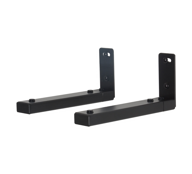 Centre Speaker Wall Mount With Adjustable Arms Max Weight 15kg - Black