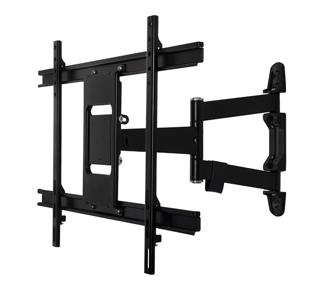 Ventry Ultra-slim Double Arm Wall Mount With Tilt And Swivel For Screens Up To 52 & Quot Max Weight