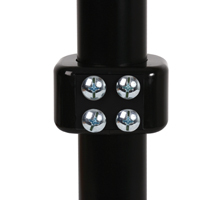 Heavy Duty Accessory Collar For Use With 50mm Poles - Black