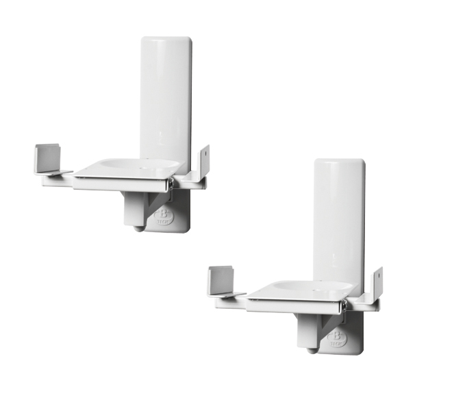 Ultragrip Pro Side Clamping Loudspeaker Wall Mount With Tilt And Swivel - White (bt77/w)