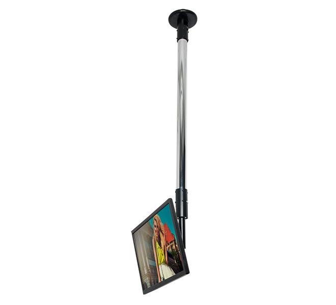 Monitor Mount - Flat Screen Desk / Ceiling Mount - 1m Pole