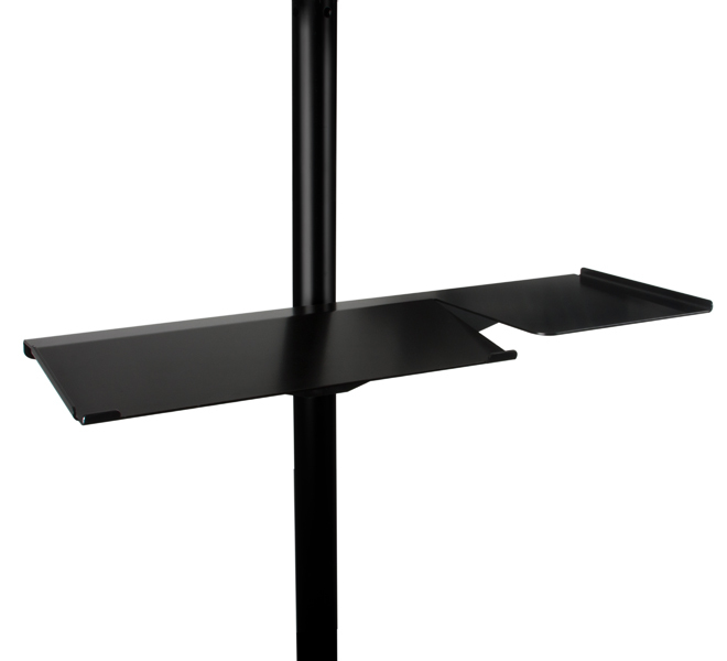 Keyboard And Mouse Shelf For Pole Mounting