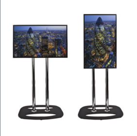 Back-to-back Flat Screen Floor Stand - 1.5m