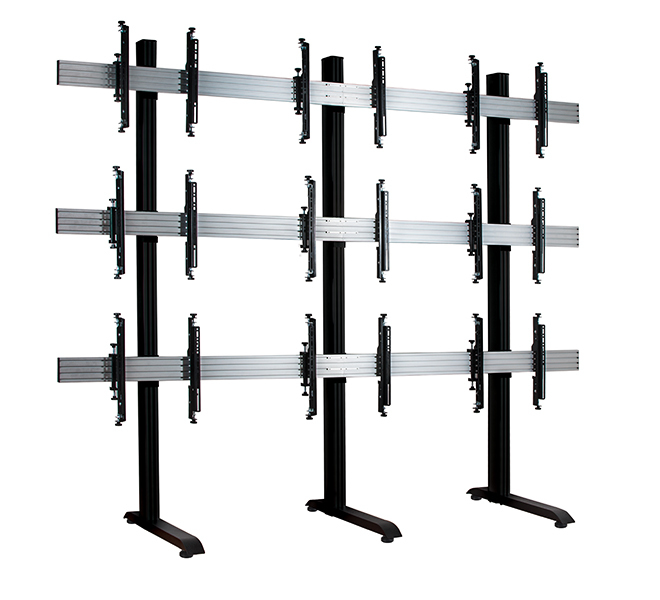Monitor Mount - Wall - 3x3 Monitor - Up To 55-60in - Black