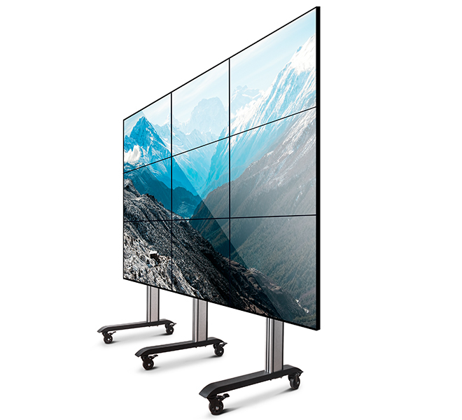 Monitor Mount - Wall - 3 X 3 Monitor - Micro-adjustment - Up To 56-60in - Black
