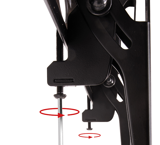 Monitor Mount - Flat Screen Ceiling Mount W/tilt - 65in - Black