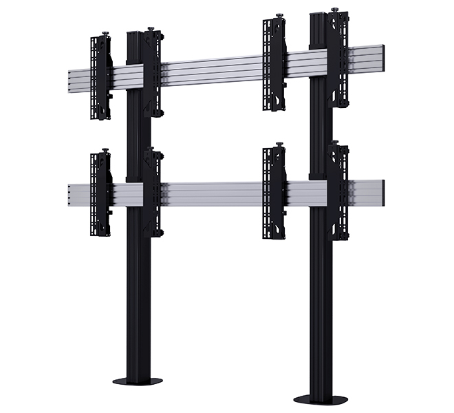 System X - Universal 2 X 2 Videowa Stand - Black