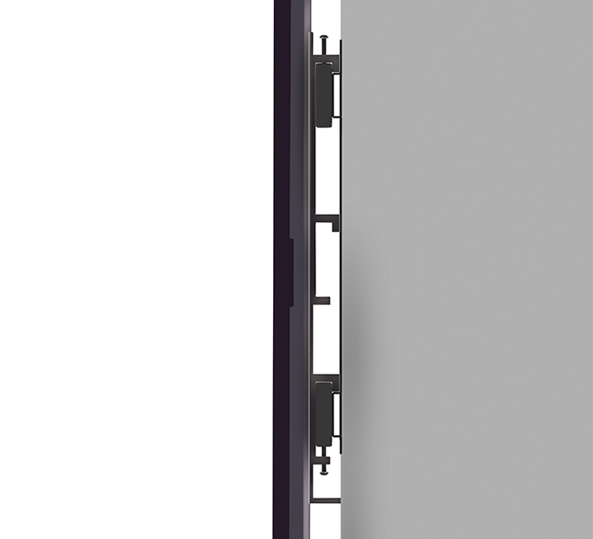 Signage Mount For Lg 86bh5c Portrait Vesa Fixings 600x200