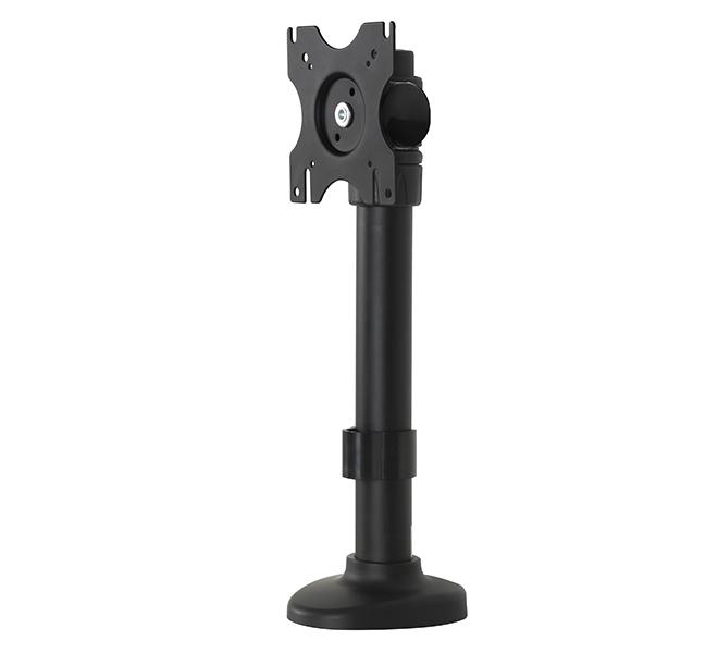 Monitor Mount - Desk Mount Till And Swivel - 1 Monitor - 32in - Black