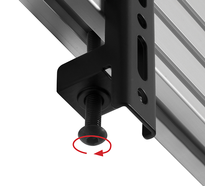 Flat Screen Interface Arms (pair), Black Vesa 200