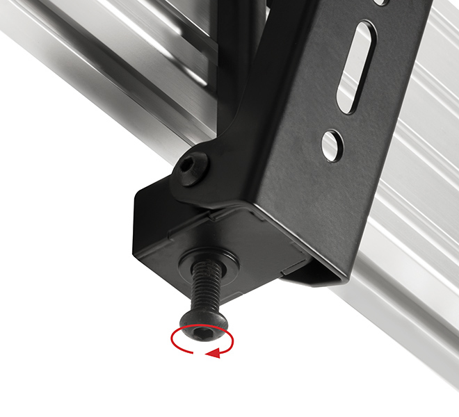 Flat Screen Interface Arms W/ Tilt (pair), Black Vesa 200