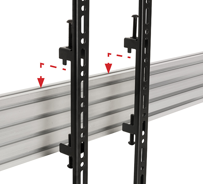 Flat Screen Interface Arms (pair), Black Vesa 400