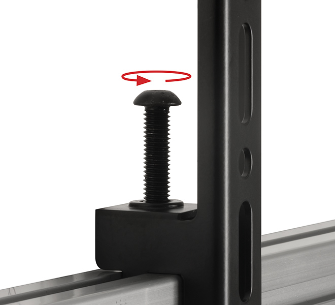 Flat Screen Interface Arms (pair), Black Vesa 400