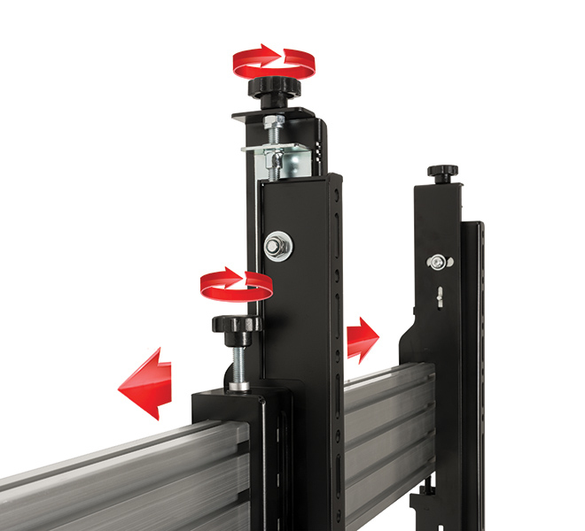 Flat Screen Interface Arms W/micro-adjustment (pair),