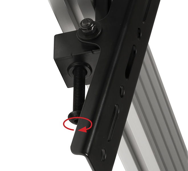 Flat Screen Interface Arms W/tilt (pair), Black Vesa 400